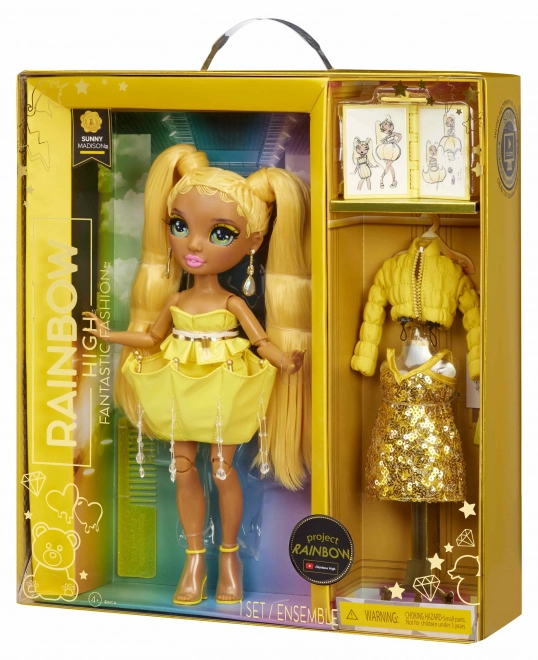 Rainbow High Sijajna Modna Lutka - RUMENA - Sunny Madison