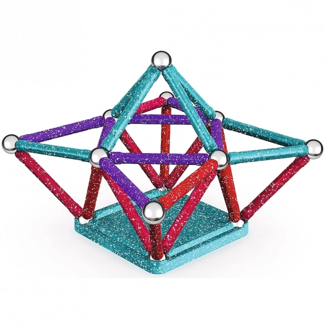 Magnetna sestavljanka GEOMAG Glitter 60 kosov