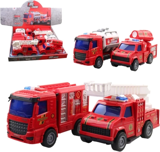 Gasilski avtomobili za otroke 15,5 cm 8 kos