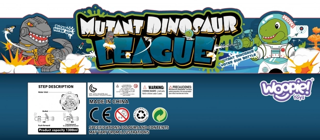 Vodna pištola z nahrbtnikom Dino