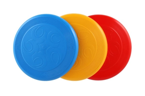 Leteči krožnik Frisbee plast 23cm možnost 4 barv 12m+