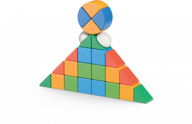 GEOMAG Magnetne kocke Magicube Shapes - Svet 32 delov