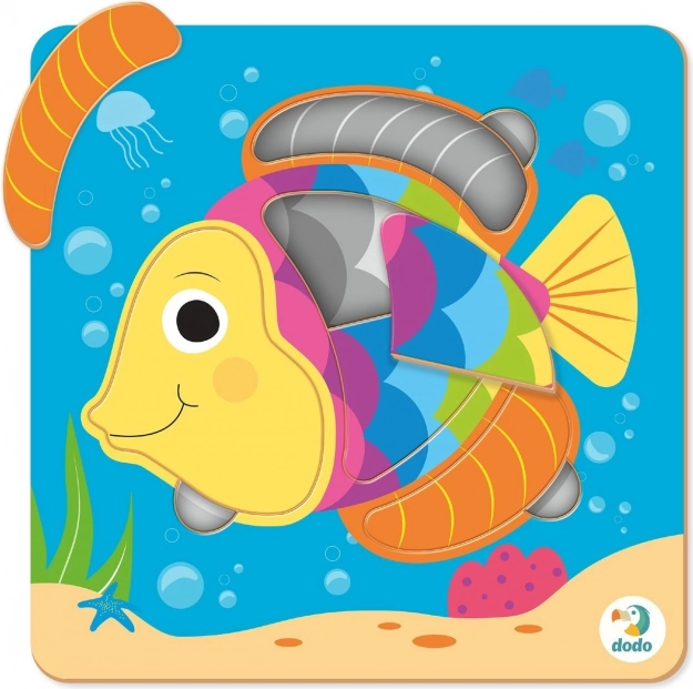 DODO sestavljanka ribica – izobraževalni puzzle od 18 mesecev