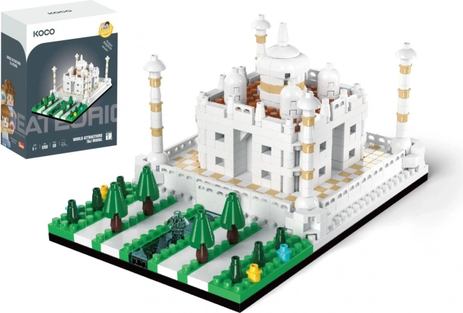 Gradbeni komplet mini KOCO Tadž Mahal – plastični set 539 kosov