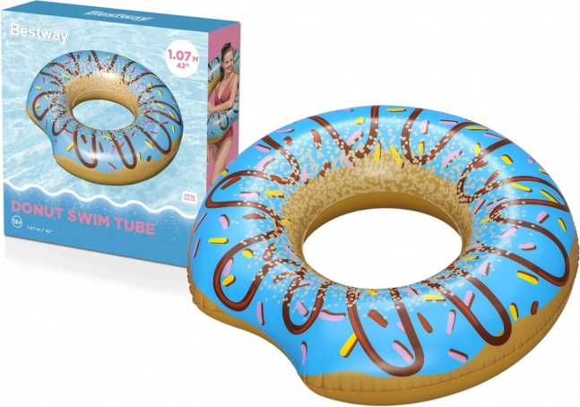 Nafukljiv obroč donut 107 cm BESTWAY – Modra