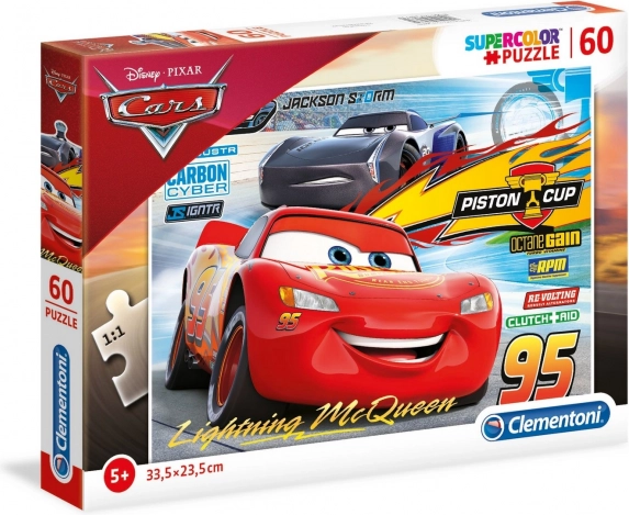 CLEMENTONI Sestavljanka Cars 3: Piston Cup 60 kosov