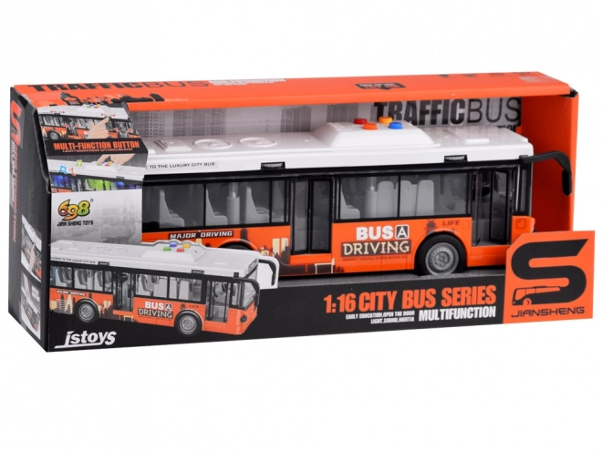 Velik avtobus z zvoki in lučmi