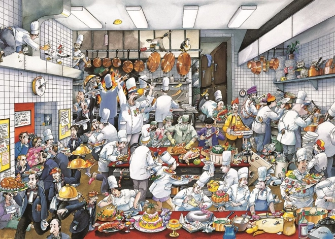 Puzzle HEYE Cartoon Classics: Kreativni kuharji 1000 koščkov