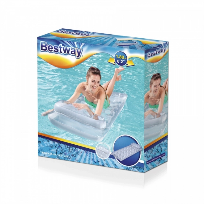 Dvokomorna napihljiva vzmetnica Bestway z blazino