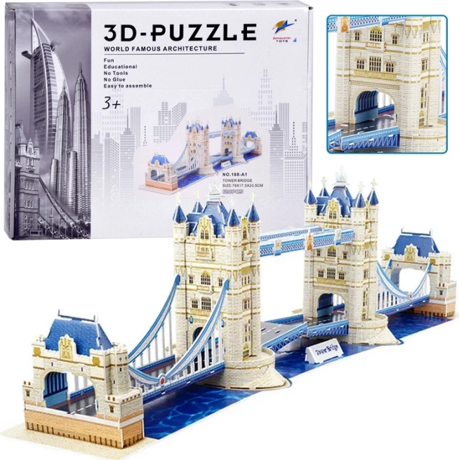 3D sestavljanka Tower Bridge 120 kosov