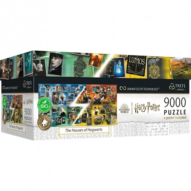 TREFL Puzzle UFT Harry Potter: Bradaviške hiše 9000 kosov