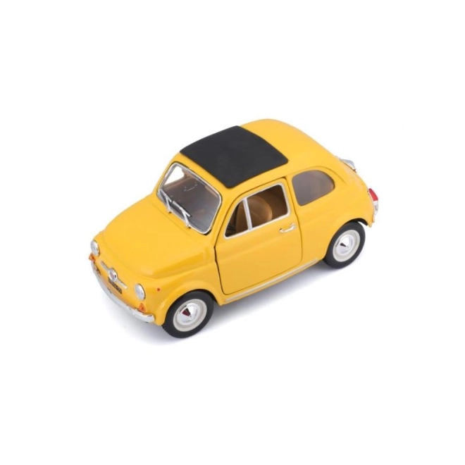 Model avtomobila Bburago Fiat 500 F 1965 rumen 1:24