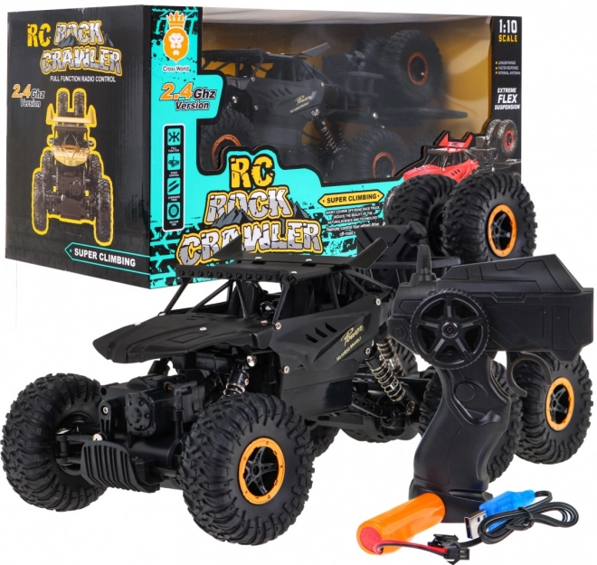 Crawler Rock za otroke 6+ Daljinsko vodeno pogon 1:10 6x6 + rezervna kolesa