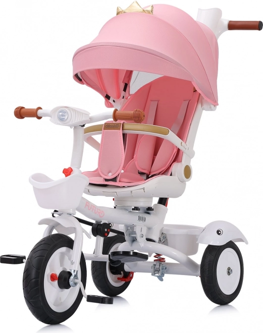 CHIPOLINO Tricikli z streho Futuro 2v1 Princess