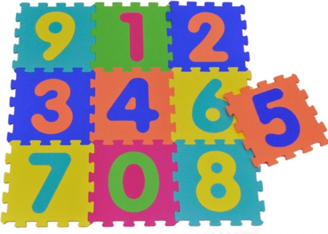 Pene puzzle s številkami za otroke