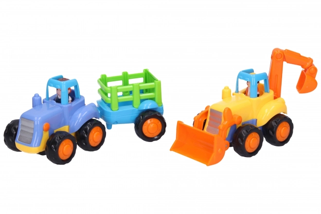 Traktor in Bagri s vztrajnikom 16 cm
