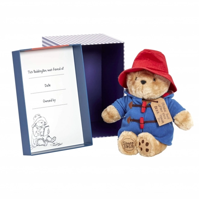Plišasti medvedek Paddington v darilni škatli