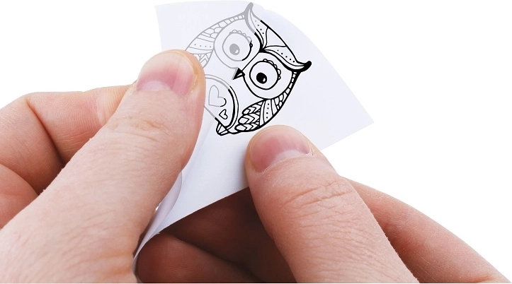 Transfer nalepke in očesa za hitro okraševanje