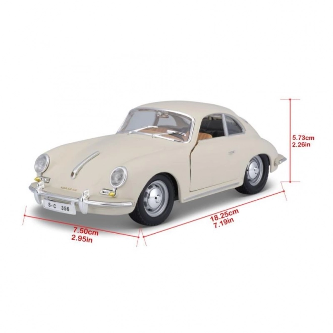 Bburago 1:24 Porsche 356B Coupe (1961) Slonoko6vnina