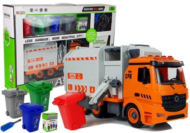DIY tovornjak za smeti z ločevanjem odpadkov