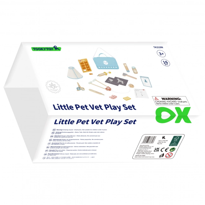 Tooky Toy veterinarski set s torbo 17 delov