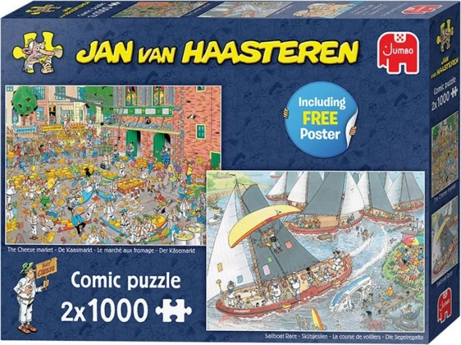 JUMBO Puzzle JvH Nizozemske tradicije 2x1000 kosov