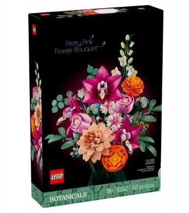 Lego Botanicals čudoviti šopek rožnatih cvetlic