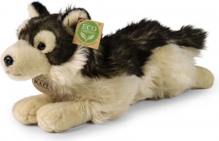 rappa plišasti volk ležeči 32 cm eco‑friendly