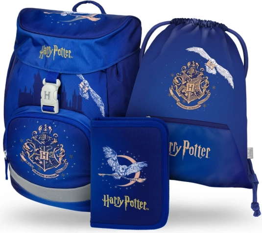 šolski set harry potter bradavice hedvika – izjemno lahek nahrbtnik airy, peresnica in vrečka