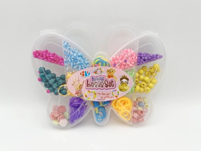 Komplet elastik in kroglic za izdelavo zapestnic Loom Band, 338 kosov
