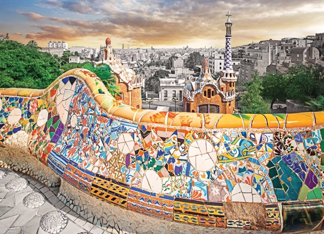 EUROGRAPHICS Sestavljanka Barcelona - Park Güell 1000 koščkov