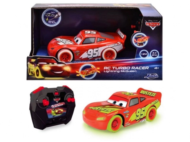 RC avtomobili Blesk McQueen Turbo Glow Racers 1:24, 2kan
