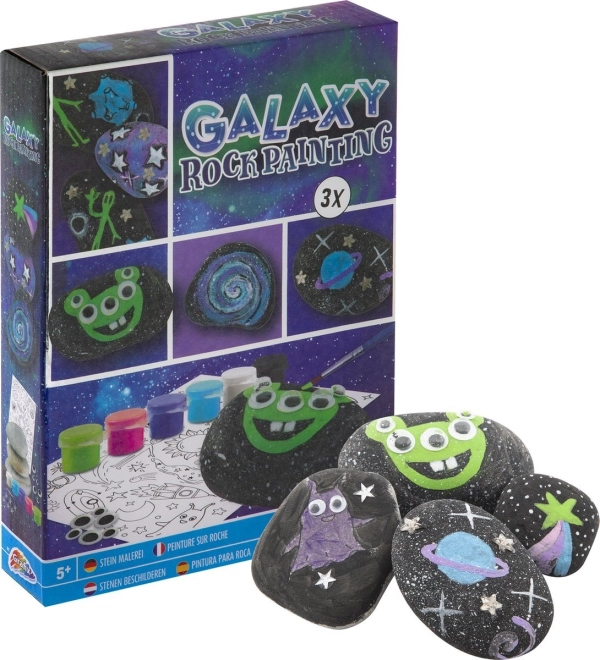 Grafix Slikanje na kamenčke Galaxy
