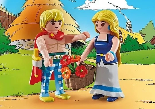 Set Asterix Tragikomik in Falbala