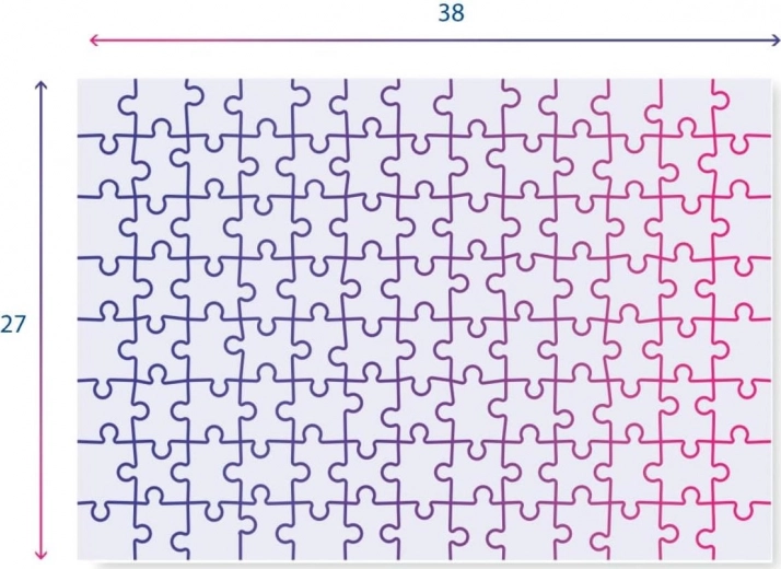 Praktičen format 38 × 27 cm