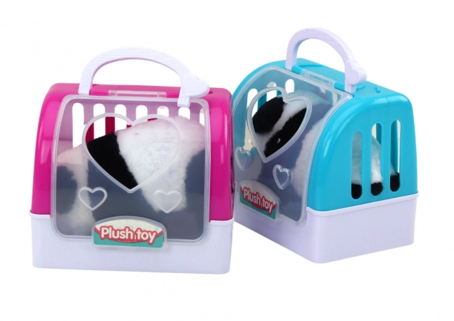 Interaktivna plišasta panda v barvi Transporter Pink Blue