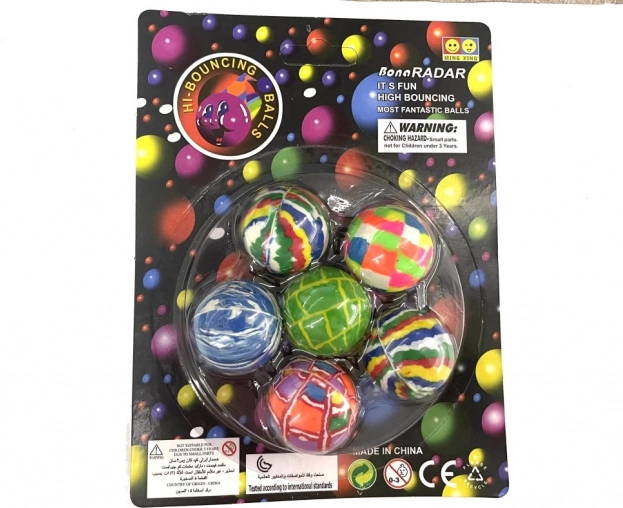 Set skakalnih žogic 3,5 cm – 6 kosov