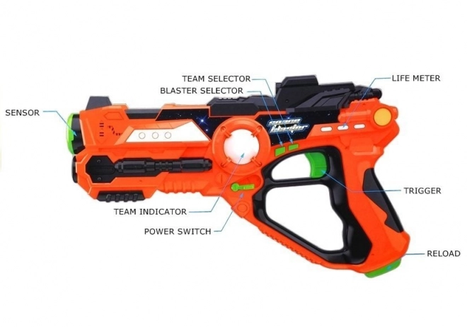 Komplet Pištola za Laser Tag Paintball