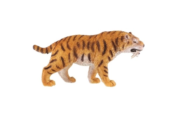 Sabljasti tiger iz plastike 13 cm v vrečki
