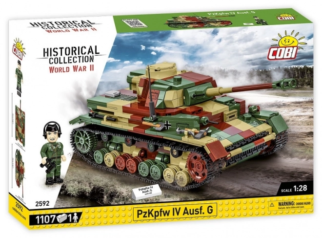 Stavebnica WWII Panzerkampfwagen IV Ausf. G s 1107 deli