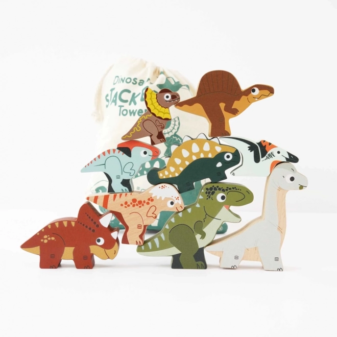 Zložljivi stolp dinozavri od Le Toy Van