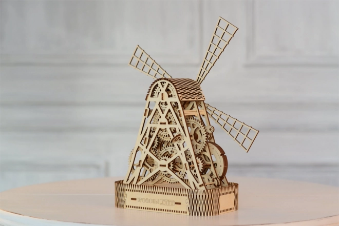WOODEN CITY 3D sestavljanka Mlin 222 delov