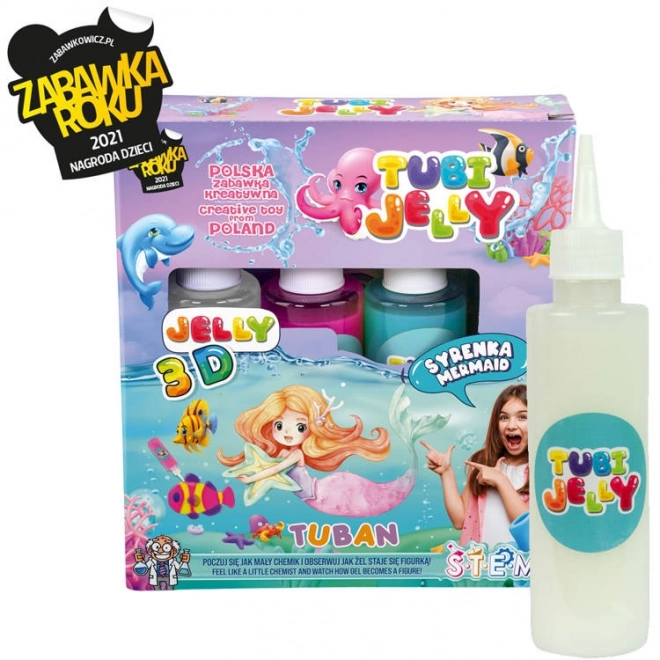 Komplet Tubi Jelly 3 barve - Morska deklica