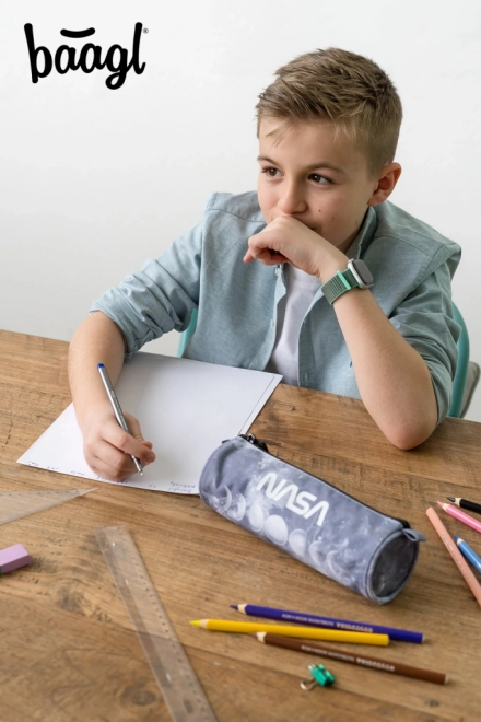 BAAGL študentski etui Nasa siva