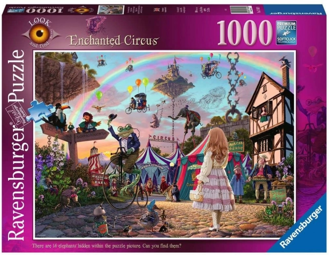 Sestavljanka 1000 koščkov čarobni cirkus Ravensburger