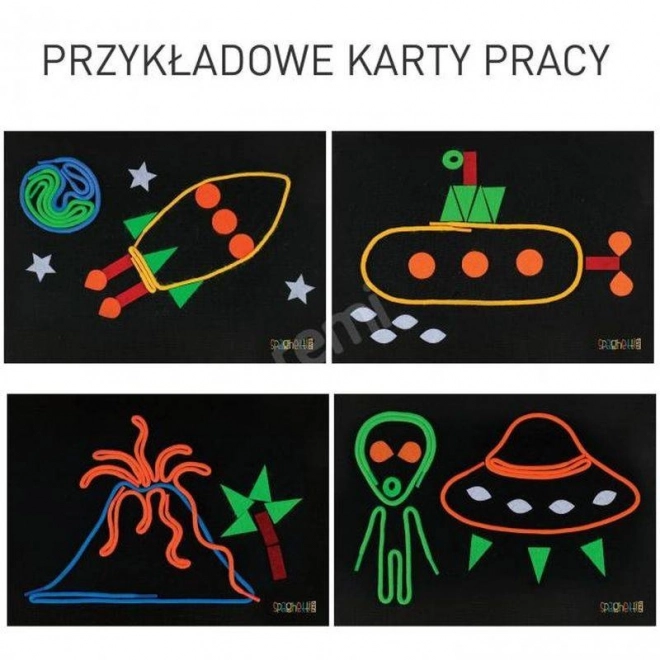 Komplet Špageti Fluo