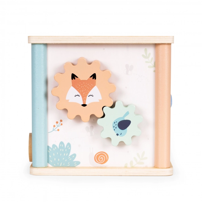 Lesene izobraževalne kocke Ecotoys