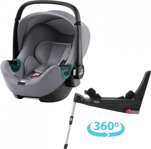 Avtosedež za dojenčke BABY-SAFE 3 i-Size + baza FLEX BASE 5Z, Frost Grey