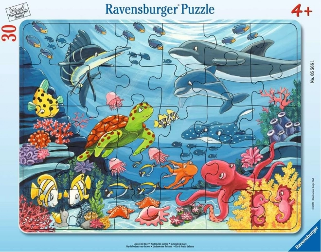 RAVENSBURGER Sestavljanka Na dnu morja 30 kosov