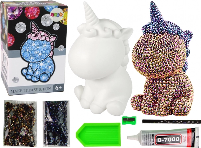 Kreativni komplet Samorog DIY Diamanti Pisani kristali